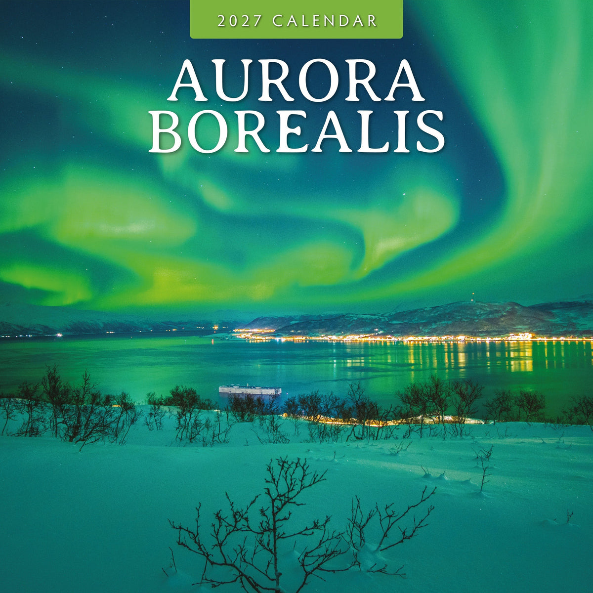 Red Robin Aurora Boraellis - Northern lights 2027 calendar front cover