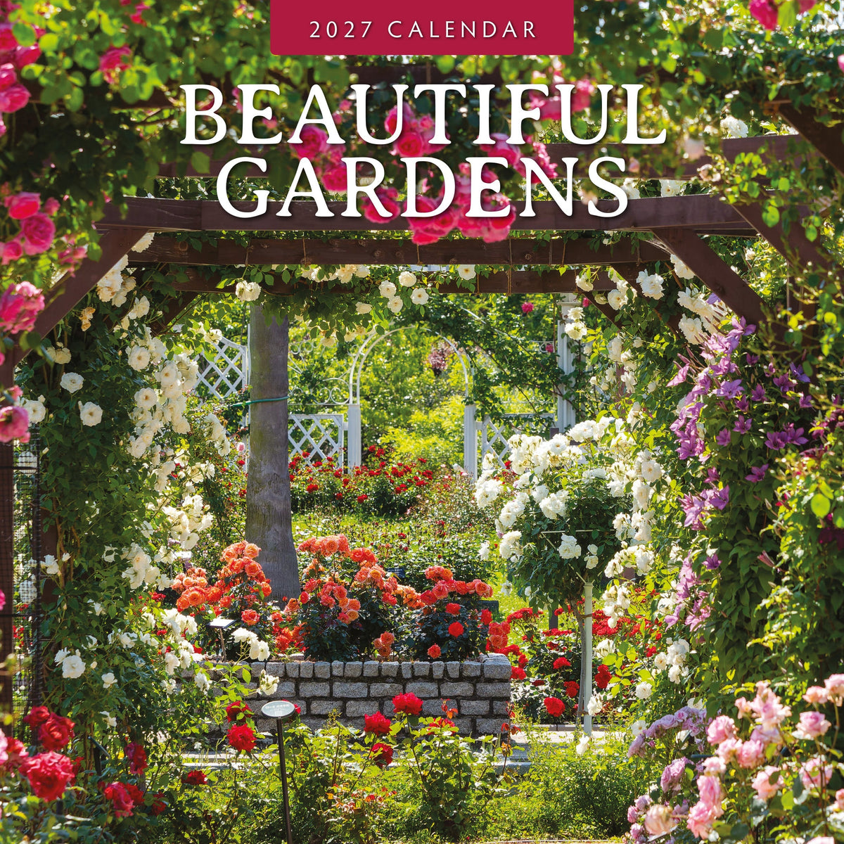 Red Robin Beautiful Gardens 2027 calendar front cover