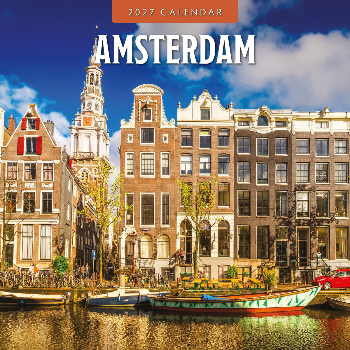 Red Robin Amsterdam 2027 calendar front cover