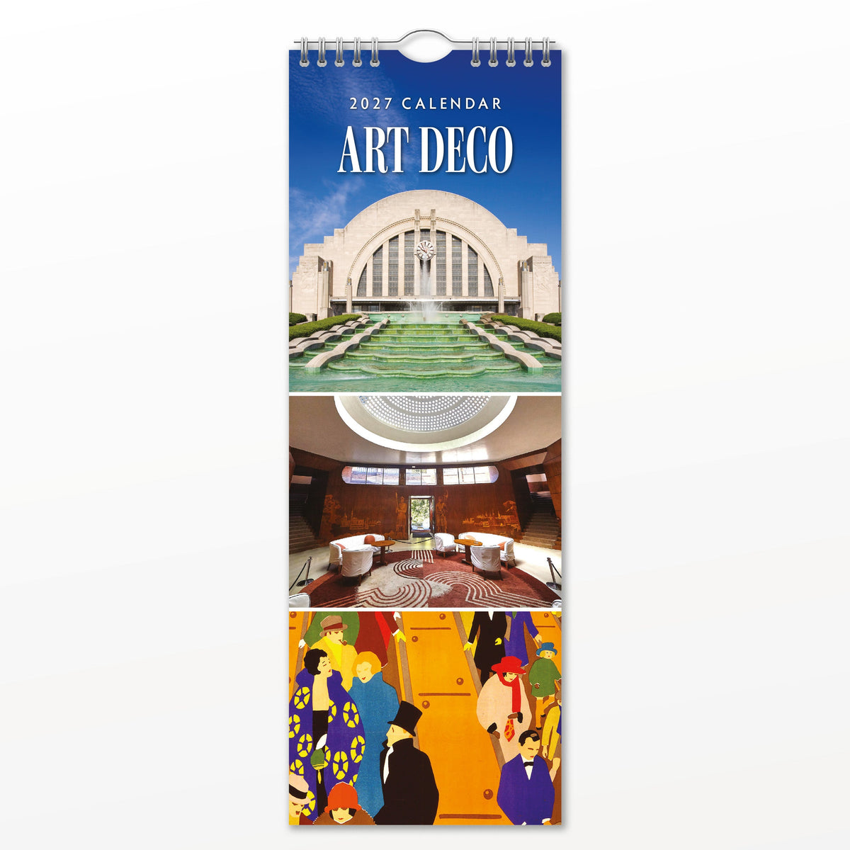 Red Robin Art Deco 2027 calendar front cover