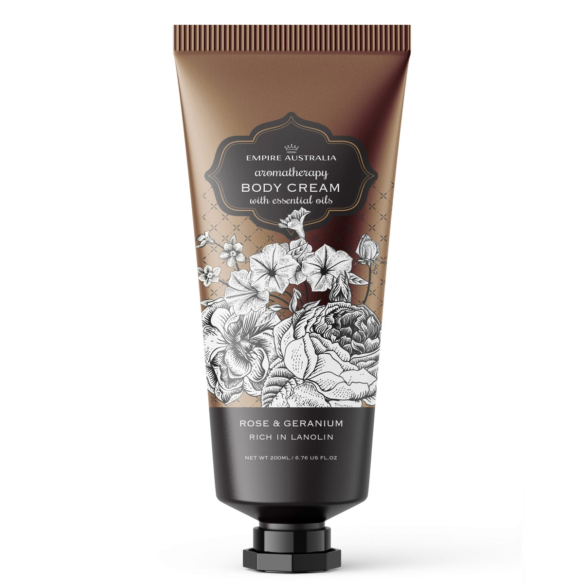 Empire Australia Botanicals Rose & Geranium Body Cream 235g