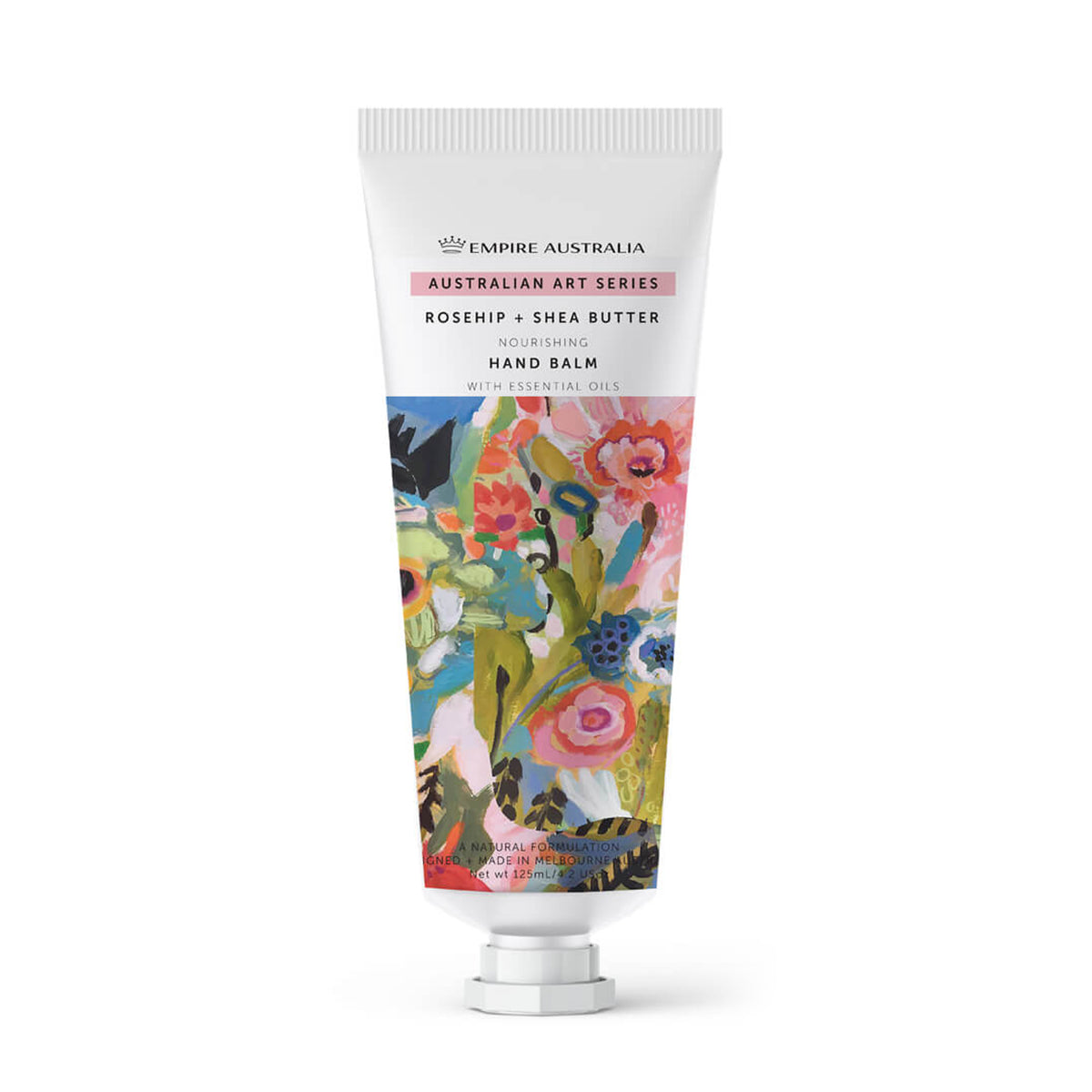 Empire Australia Art Series Rosehip Oil & Shea Butter Hand Cream 125ml