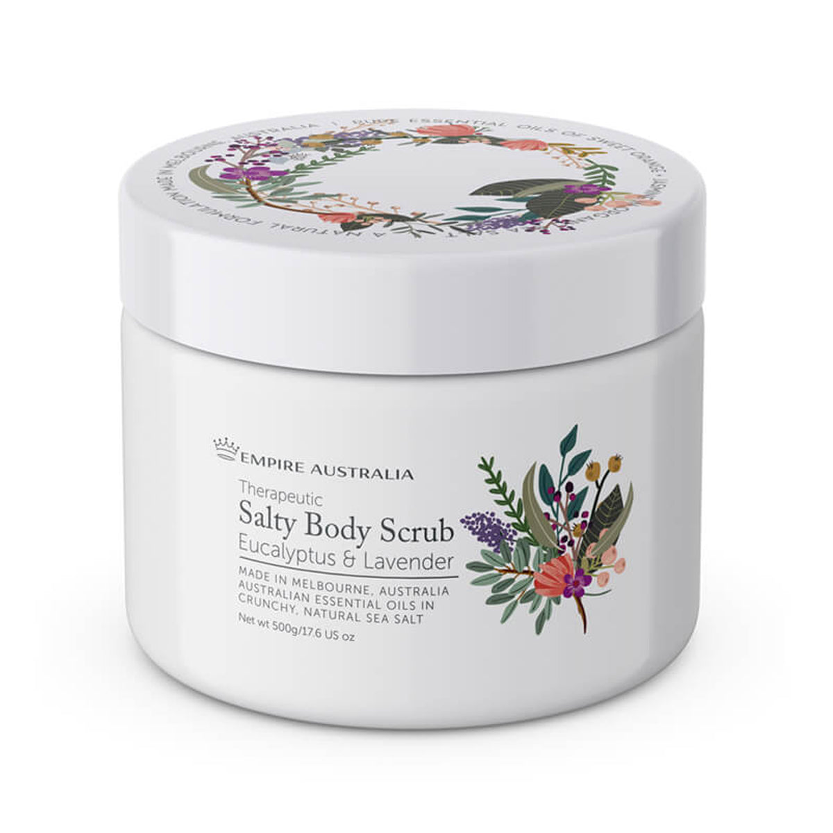 Empire Australia Therapeutic Eucalyptus & Lavender Body Scrub 500g
