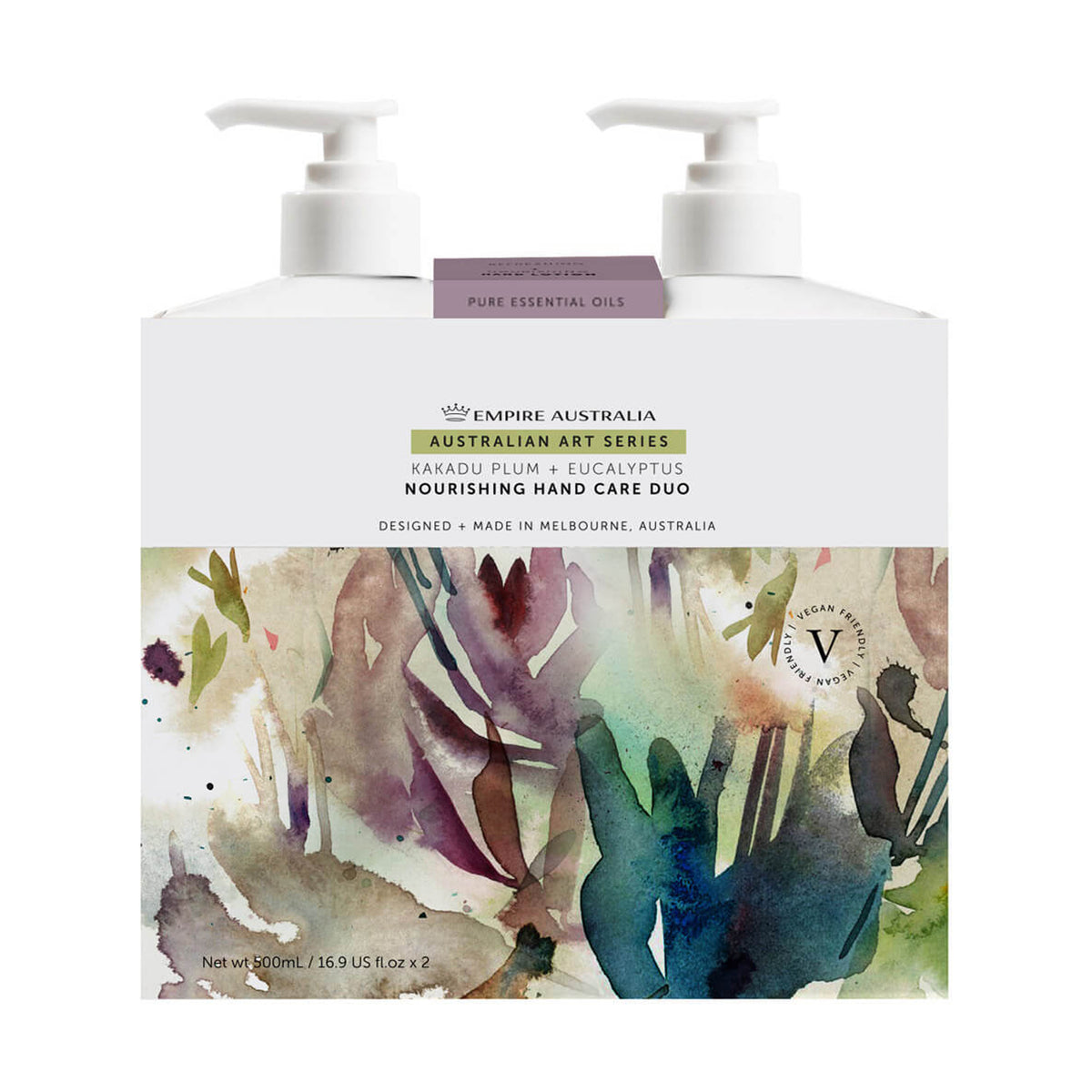 Empire Australia Art Series Kakadu Plum & Eucalyptus Hand Care Duo 500ml