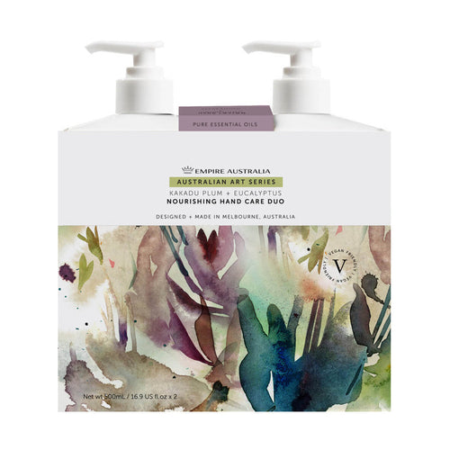 Empire Australia Art Series Kakadu Plum & Eucalyptus Hand Care Duo 500ml