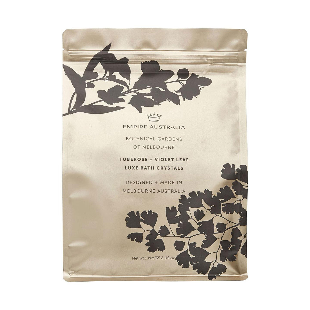 Empire Australia Botanical Gardens Tuberose & Violet Leaf Luxe Bath Crystals 1kg