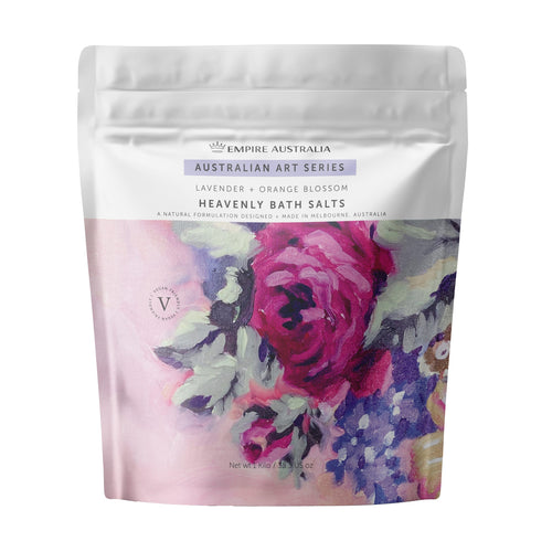 Empire Australia Art Series Lavender & Orange Blossom Bath Salts 1kg