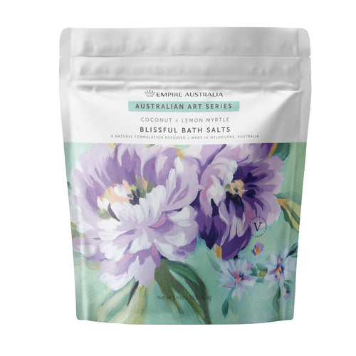 Empire Australia Art Series Coconut & Lemon Myrtle Bath Salts 1kg